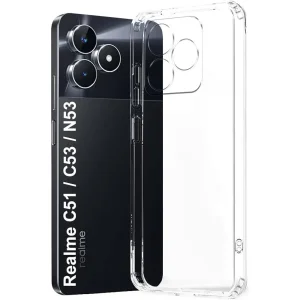 قاب Space ژله ای شفاف Realme C53 / C51 / Note 50 - کد 1 - MPS