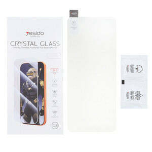 محافظ صفحه نمایش شیشه ای اورجینال بدون حاشیه Crystal Glass Yesido TG33 مدل Samsung Galaxy A11 / M11 / Redmi Note 9 / Note 9t / Mi 11 lite / Mi 12 lite / Realme 7 / Realme 9 (پک دار)
