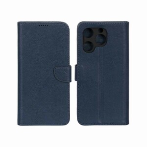 کیف چرمی موبایل مگنتی محافظ لنزدار KRF مدل Realme C61 - سرمه ای