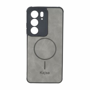 قاب جیر Kajsa طرح مگ سیف MNC مدل Realme C75 - طوسی