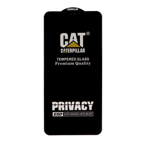 محافظ صفحه نمایش شیشه ای Full Cover Privacy Caterpillar - ESD مدل Samsung Galaxy A07 / A06 / A05S / Realme C51 / Realme C53 / Narzo N53