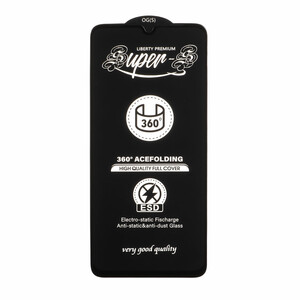 محافظ صفحه نمایش شیشه ای آنتی استاتیک Full Cover Super S 360 - ESD OG مدل Samsung Galaxy A07 / A06 / A05S / Realme C51 / Realme C53 / Narzo N53