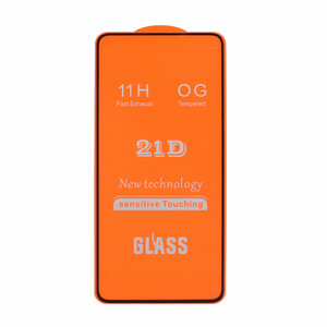محافظ صفحه نمایش شیشه ای Full Cover 21D مدل Xiaomi Note 12 4G / Redmi Note 12 5G / Poco X5 / Honor X8 / X8a / X10 / Realme 11 / Oppo A98 / Oppo A58 - مشکی (بدون پک)