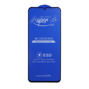 محافظ صفحه نمایش شیشه ای آنتی استاتیک مات Full Cover Super S-OG مدل Samsung Galaxy A07 / A06 / A05 / Xiaomi Redmi 13C / Poco C65 / Poco M6 5G / Honor X7 / X7A / Realme C51 / Realme C53 - مشکی (بدون پک)