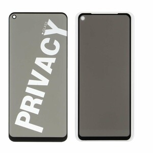 محافظ صفحه نمایش شیشه ای Samsung A11 / M11 / Mi 12 Lite / Mi 11 Lite / Redmi Note 9 / Realme 7 / Realme 9 - Full Cover Privacy - مشکی