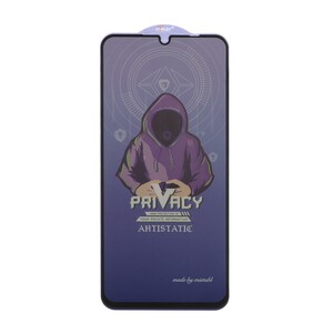 محافظ صفحه نمایش شیشه ای Full Cover Mietubl Anti Static Privacy مدل NTC - Samsung Galaxy A07 / A06 / A05 / Xiaomi Redmi 13C / Poco C65 / Poco M6 5G / Honor X7 / X7A / Realme C51 / Realme C53