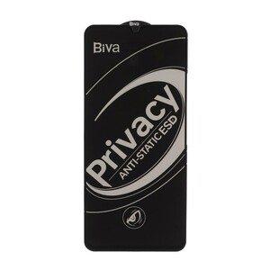 محافظ صفحه نمایش شیشه ای Full Cover Privacy Biva مدل Samsung Galaxy A07 / A06 / A05 / Xiaomi Redmi 13C / Poco C65 / Poco M6 5G / Honor X7 / X7A / Realme C51 / Realme C53