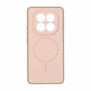 قاب طرح مگ سیف محافظ لنز برجسته Xiaomi Redmi Note 15 - کرم نارنجی