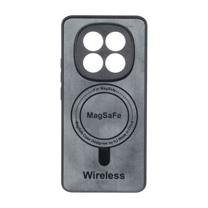 قاب Wireless طرح مگ سیف محافظ لنز برجسته Xiaomi Redmi Note 15 - خاکستری
