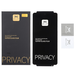 محافظ صفحه نمایش شیشه ای Full Cover Privacy Mohtuut مدل Samsung Galaxy S26 Ultra (پک دار)