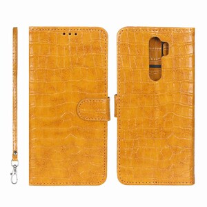کیف موبایل مگنتی کروکو MNC مدل Xiaomi Redmi Note 8 Pro - عسلی