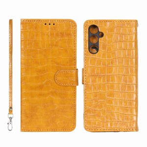 کیف موبایل مگنتی کروکو MNC مدل Samsung Galaxy A14 - عسلی