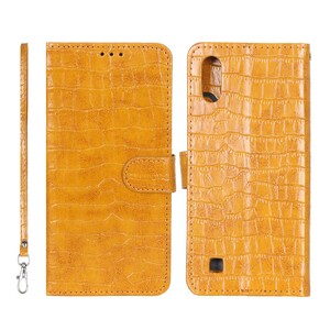 کیف موبایل مگنتی کروکو MNC مدل Samsung Galaxy A10 / M10 - عسلی