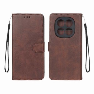 کیف موبایل مگنتی درجه یک MNC مدل Xiaomi Redmi Note 15 - قهوه ای
