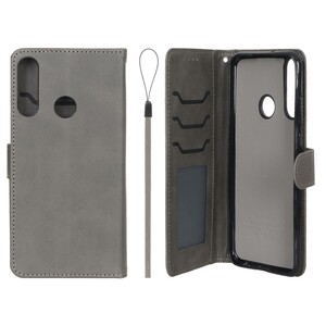 کیف موبایل مگنتی درجه یک داخل خز MNC Plus مدل Huawei Y6P - خاکستری