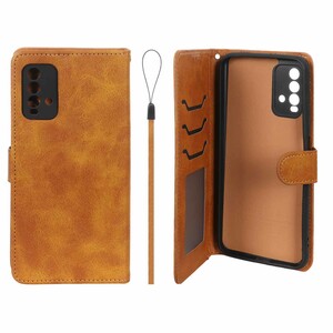 کیف موبایل مگنتی درجه یک داخل خز MNC Plus مدل Xiaomi Redmi 9T 4G - عسلی