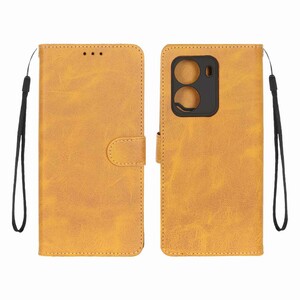 کیف موبایل مگنتی درجه یک MNC مدل Xiaomi Poco X7 Pro - عسلی