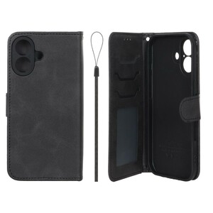 کیف موبایل مگنتی درجه یک داخل خز MNC Plus مدل Apple iPhone 17 - مشکی