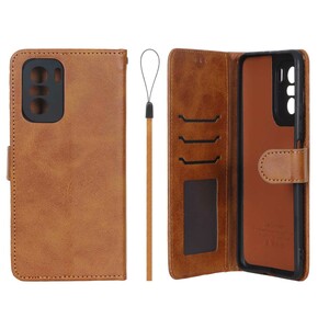 کیف موبایل مگنتی درجه یک داخل خز MNC Plus مدل Xiaomi Poco F3 / Redmi Mi 11i / Redmi K40 - عسلی