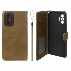 کیف موبایل مگنتی درجه یک داخل خز MNC Plus مدل Xiaomi Redmi Note 10 Pro 4G / Redmi Note 10 Pro Max - سبز زیتونی