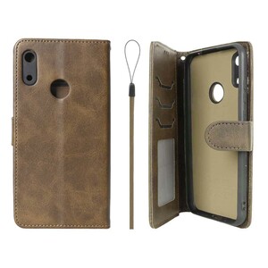 کیف موبایل مگنتی درجه یک داخل خز MNC Plus مدل Huawei Y6 (2019) / Y6 Prime (2019) / Y6s / Honor 8a - سبز زیتونی