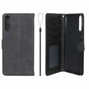 کیف موبایل مگنتی درجه یک داخل خز MNC Plus مدل Huawei Y8p - مشکی