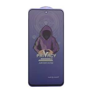 محافظ صفحه نمایش شیشه ای Full Cover Mietubl Anti Static Privacy مدل NTC - Xiaomi Redmi 15 / Poco M7 4G