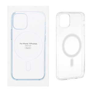 قاب شفاف Apple iPhone 11 Pro Max با قابلیت شارژ MagSafe (پک دار) - MPS