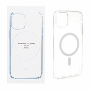 قاب شفاف Apple iPhone 11 Pro Max با قابلیت شارژ MagSafe (پک دار)