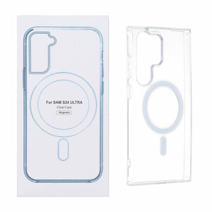 قاب شفاف Samsung Galaxy S24 Ultra با قابلیت شارژ NTC - MagSafe (پک دار)