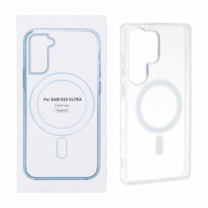 قاب شفاف Samsung Galaxy S25 Ultra با قابلیت شارژ NTC - MagSafe (پک دار)