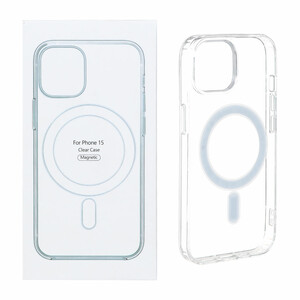 قاب شفاف Apple iPhone 15 / iPhone 14 / iPhone 13 با قابلیت شارژ MagSafe (پک دار)