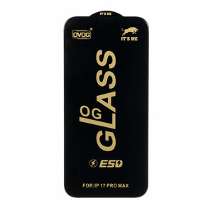 محافظ صفحه نمایش شیشه ای درجه یک Apple iPhone 17 Pro Max - Full Cover OG - ESD OVOG