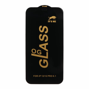 محافظ صفحه نمایش شیشه ای درجه یک Apple iphone 12 / 12 Pro - Full Cover OG - ESD OVOG (بدون پک) - مشکی