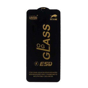 محافظ صفحه نمایش شیشه ای درجه یک Samsung A20 / A30 / A30S / A50 / A50S / M10S / M21 / M21S / M30 / M30S / M31 / Redmi Note 7 / Note 7 pro / Note 7s / Honor 9a / Y6p - Full Cover OG - ESD OVOG - (بدون پک) - مشکی