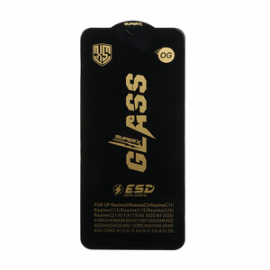 محافظ صفحه نمایش شیشه ای درجه یک Full Cover Super X OG - ESD OVOG مدل Samsung Galaxy A12 / A02 / A02S / A03 / A03S / A03 Core / A04 / A04S / A04E / A13 / A23 / A32 5G / M02 / M04 / M12 / M13 / M23 / M33 /F13 / A1 Plus / A2 Plus / M4 / M5 / C30 / C30S