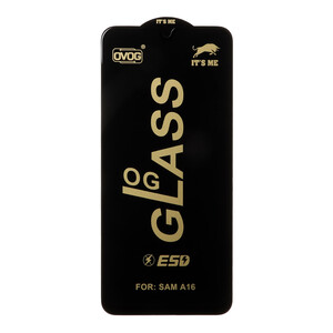 محافظ صفحه نمایش شیشه ای درجه یک Samsung Galaxy A17 / A16 / A26 - Full Cover OG - ESD OVOG - (بدون پک) - مشکی