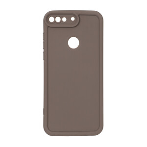 قاب Solid Case مدل Huawei Y7 2018 / Y7 Prime 2018 - قهوه ای