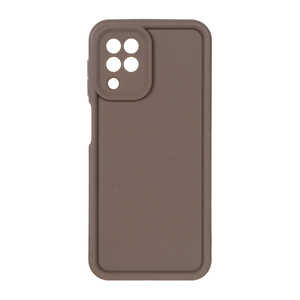 قاب Solid Case مدل Samsung Galaxy A22 4G / M22 / M32 4G / F22 - قهوه ای