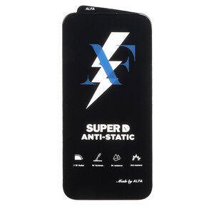 محافظ صفحه نمایش شیشه ای Super D Anti Static ALFA مدل Apple iPhone 16 Pro Max (بدون پک)