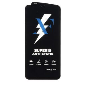 محافظ صفحه نمایش شیشه ای Super D Anti Static ALFA مدل Samsung Galaxy A20 / A30 / A30S / A50 / A50S / M10S / M21 / M21S / M30 / M30S / M31 / Redmi Note 7 / Note 7 pro / Note 7s / Honor 9a / Y6p (بدون پک)