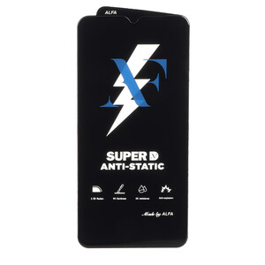 محافظ صفحه نمایش شیشه ای Super D Anti Static ALFA مدل Samsung Galaxy A15 / A25 / A24 / M34 / F34 (بدون پک)