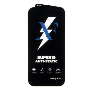 محافظ صفحه نمایش شیشه ای Super D Anti Static ALFA مدل Apple iPhone 17 Pro