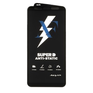 محافظ صفحه نمایش شیشه ای Super D Anti Static ALFA مدل Samsung Galaxy A750 / J4 Core / J4 Plus / J6 Plus / J8 / A8 Plus / A6 Plus / A7 2018