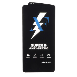 محافظ صفحه نمایش شیشه ای Super D Anti Static ALFA مدل Samsung Galaxy A51 / A52 / A53 / M31s / S20 fe (بدون پک)