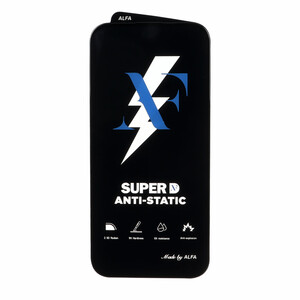 محافظ صفحه نمایش شیشه ای Super D Anti Static ALFA مدل Apple iPhone 16