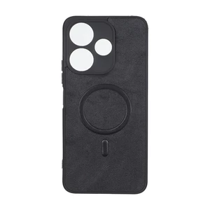 قاب چرمی طرح مگ سیف محافظ لنزدار Xiaomi Redmi 13X / Redmi 13 4G / Poco M6 4G - مشکی