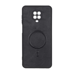 قاب چرمی طرح مگ سیف محافظ لنزدار Xiaomi Redmi Note 9S / Redmi Note 9 Pro / Redmi Note 9 Pro Max - مشکی