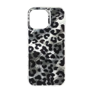 قاب اطلسی دور ژله ای پلنگی Apple iPhone 16 Pro Max - طرح 234