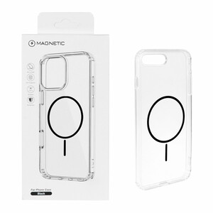 قاب اورجینال Magnetic دور ژله ای MagSafe مدل Apple iPhone 7 Plus / iPhone 8 Plus - مشکی (پک دار)